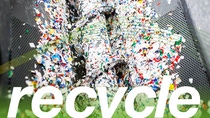 Visual of Recycle from #OurPlasticsJourney showing a recycling process Visual of Recycle from #OurPlasticsJourney showing a recycling process