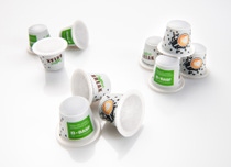 Coffee capsules made of ecovio® Coffee capsules made of ecovio®